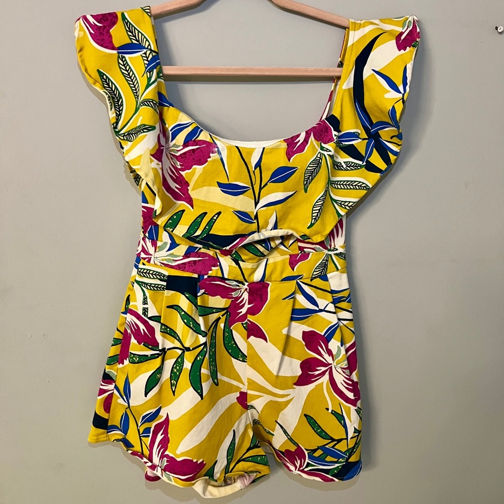 Floral Jumpsuit Shorts